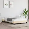 Image de vidaXL Cadre de lit sans matelas crème 120x190 cm tissu 3269610