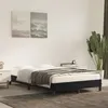 Image de Cadre de lit sans matelas noir 120x190 cm velours