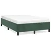 Image de vidaXL Bedframe zonder matras 120x190 cm fluweel donkergroen3269654