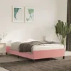 Image de vidaXL Cadre de lit sans matelas rose 120x190 cm velours 3269656