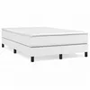 Image de vidaXL Boxspring met matras kunstleer wit 120x190 cm3269672