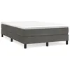 Image de vidaXL Boxspring met matras fluweel donkergrijs 120x190 cm3269678