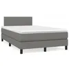 Image de vidaXL Sommier à Lattes de Lit avec Matelas, Lit Rembourré, Lit Double, Lit Adulte de Chambre à Coucher Intérieur, Moderne, 3269710