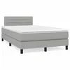 Image de vidaXL Sommier à Lattes de Lit avec Matelas, Lit Rembourré, Lit Double, Lit Adulte de Chambre à Coucher Intérieur, Moderne, 3269730