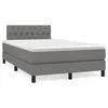 Image de vidaXL Sommier à Lattes de Lit avec Matelas, Lit Rembourré, Lit Double, Lit Adulte de Chambre à Coucher Intérieur, Moderne, 3269745