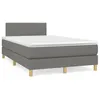 Image de vidaXL Boxspring met matras stof donkergrijs 120x190 cm3269759
