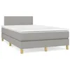 Image de vidaXL Sommier à Lattes de Lit avec Matelas, Lit Rembourré, Lit Double, Lit Adulte de Chambre à Coucher Intérieur, Moderne, 3269765