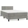 Image de vidaXL Sommier à Lattes de Lit avec Matelas, Lit Rembourré, Lit Double, Lit Adulte de Chambre à Coucher Intérieur, Moderne, 3269837