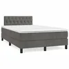 Image de vidaXL Sommier à Lattes de Lit avec Matelas, Lit Rembourré, Lit Double, Lit Adulte de Chambre à Coucher Intérieur, Moderne, 3269856