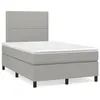 Image de vidaXL Sommier à Lattes de Lit avec Matelas, Lit Rembourré, Lit Double, Lit Adulte de Chambre à Coucher Intérieur, Moderne, 3269874
