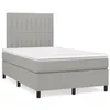 Image de vidaXL Sommier à Lattes de Lit avec Matelas, Lit Rembourré, Lit Double, Lit Adulte de Chambre à Coucher Intérieur, Moderne, 3269895