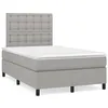 Image de vidaXL Sommier à Lattes de Lit avec Matelas, Lit Rembourré, Lit Double, Lit Adulte de Chambre à Coucher Intérieur, Moderne, 3269909