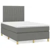 Image de vidaXL Sommier à Lattes de Lit avec Matelas, Lit Rembourré, Lit Double, Lit Adulte de Chambre à Coucher Intérieur, Moderne, 3269945