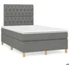 Image de vidaXL Sommier à Lattes de Lit avec Matelas, Lit Rembourré, Lit Double, Lit Adulte de Chambre à Coucher Intérieur, Moderne, 3269952