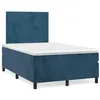 Image de vidaXL Boxspring met matras fluweel donkerblauw 120x190 cm3269987