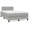 Image de vidaXL Sommier à Lattes de Lit avec Matelas et LED, Lit Rembourré, Lit Double, Lit Adulte de Chambre à Coucher Intérieur, 3270025