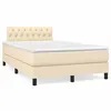 Image de vidaXL Sommier à Lattes de Lit avec Matelas et LED, Lit Rembourré, Lit Double, Lit Adulte de Chambre à Coucher Intérieur, 3270065