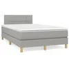 Image de vidaXL Sommier à Lattes de Lit avec Matelas LED, Lit Rembourré, Lit Double, Lit Adulte de Chambre à Coucher Intérieur, 3270088
