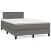 Image de vidaXL Sommier à Lattes de Lit avec Matelas et LED, Lit Rembourré, Lit Double, Lit Adulte de Chambre à Coucher Intérieur, 3270127