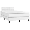 Image de vidaXL Boxspring met matras en LED kunstleer zwart 120x190 cm3270136