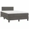 Image de vidaXL Sommier à lattes de Lit avec Matelas et LED, Lit Rembourré, Lit Double, Lit Adulte de Chambre à Coucher Intérieur, 3270142