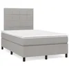Image de vidaXL Sommier à lattes de Lit avec Matelas et LED, Lit Rembourré, Lit Double, Lit Adulte de Chambre à Coucher Intérieur, 3270197