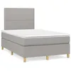 Image de vidaXL Sommier à lattes de Lit avec Matelas et LED, Lit Rembourré, Lit Double, Lit Adulte de Chambre à Coucher Intérieur, 3270239