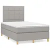 Image de vidaXL Sommier à lattes de Lit avec Matelas et LED, Lit Rembourré, Lit Double, Lit Adulte de Chambre à Coucher Intérieur, 3270246