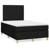 Image de vidaXL Boxspring met matras en LED stof zwart 120x190 cm3270262