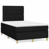 Image de vidaXL Boxspring met matras en LED stof zwart 120x190 cm3270269