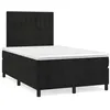 Image de vidaXL Boxspring met matras en LED fluweel zwart 120x190 cm3270325