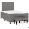 Image de vidaXL Sommier à Lattes de Lit avec Matelas, Lit Rembourré, Lit Double, Lit Adulte de Chambre à Coucher Intérieur, Moderne, 3270349