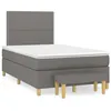 Image de vidaXL Sommier à Lattes de Lit avec Matelas, Lit Rembourré, Lit Double, Lit Adulte de Chambre à Coucher Intérieur, Moderne, 3270398