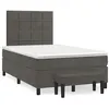 Image de vidaXL Boxspring met matras fluweel donkergrijs 120x190 cm3270470