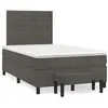 Image de vidaXL Boxspring met matras fluweel donkergrijs 120x190 cm3270476