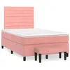 Image de vidaXL Sommier à Lattes de Lit avec Matelas, Lit Rembourré, Lit Double, Lit Adulte de Chambre à Coucher Intérieur, Moderne, 3270480