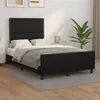 Image de vidaXL Cadre de Lit avec Tête de Lit, Lit Rembourré, Lit Double, Lit Adulte de Chambre à Coucher Intérieur, Moderne, Noir 3270554