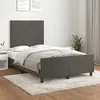 Image de vidaXL Cadre de Lit avec Tête de Lit, Lit Rembourré, Lit Double, Lit Adulte de Chambre à Coucher Intérieur, Moderne, Gris 3270567