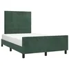 Image de vidaXL Cadre de Lit avec Tête de Lit, Lit Rembourré, Lit Double, Lit Adulte de Chambre à Coucher Intérieur, Moderne, Vert 3270581