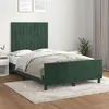 Image de vidaXL Cadre de Lit avec Tête de Lit, Lit Rembourré, Lit Double, Lit Adulte de Chambre à Coucher Intérieur, Moderne, Vert 3270593