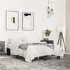 Image de vidaXL Cadre de lit sans matelas noir 140x200 cm 845857