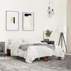 Image de vidaXL Cadre de lit sans matelas chêne fumé 120x200 cm 845864