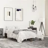 Image de vidaXL Bedframe bewerkt hout metaal bruin eikenkleur 140x190 cm845901
