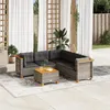 Image de Salon de jardin - VIDAXL - 6 pcs - Coussins amovibles - Résine tressée - Extérieur