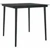 Image de vidaXL, Table de jardin + table de balcon, Ariah Sharp legs (80 x 80 x 74 cm)
