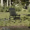 Image de vidaXL Chaise de pêche avec pieds à boue réglables pliable vert, siège de pêche, chaise de pêche pliable, chaise de pêcheur, 4006414