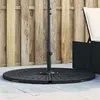 Image de Poids de Base de Parasol - vidaXL - Poids en Béton - Poignée Intégrée - Design Texturé - Noir