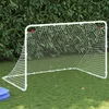 Image de But de football blanc 122x81x81 cm acier