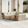 Image de Salon de jardin modulable GENERIQUE rotin 9 pieces 62 x 62 x 69 cm 8 personnes