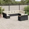 Image de vidaXL Salon de Jardin avec Coussins 11 pcs, Canapés de Terrasse, Ensemble de Meubles de Patio, Mobilier d'Extérieur, Beige 3273690
